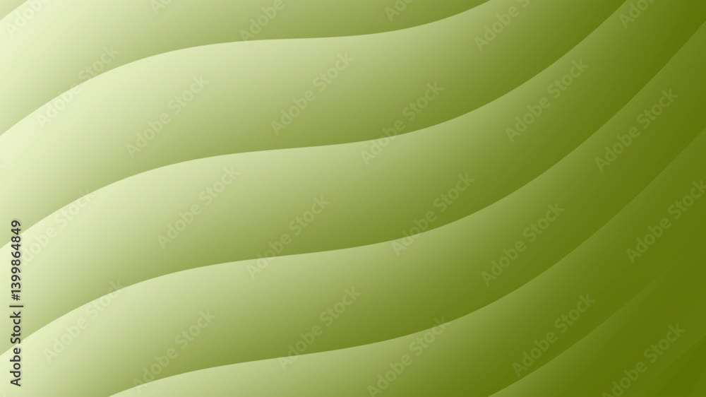 Poster A smooth, wavy background in varying shades of green, creating an abstract and calming visual effect.