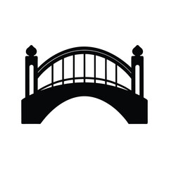 bridge silhouette art