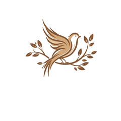 Bird on a Branch Logo