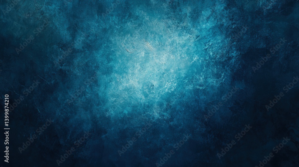 Poster a textured abstract background featuring shades of blue, creating a serene and calming atmosphere.