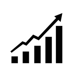 Upward Trend Graph Growth, Progress, and Success Visualization