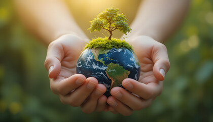 earth in hands