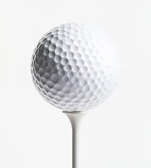 Golf ball on tee