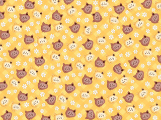 cats cafe mood roll cake