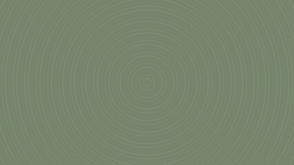 Abstract concentric circles background in muted olive green