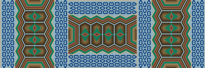  Ornament  is made in bright, juicy, perfectly matching colors. Ornament, mosaic, ethnic, folk pattern.