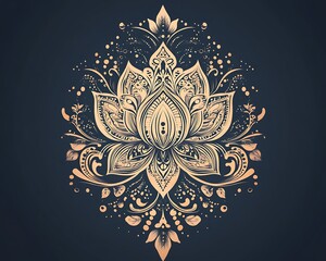 Ornate Lotus Design (1)