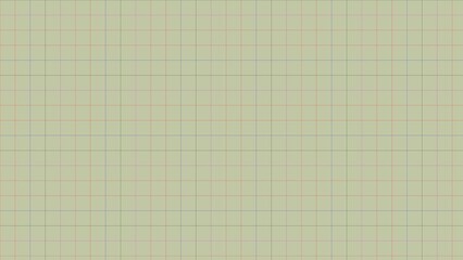 Light tan background with a grid pattern of muted colors