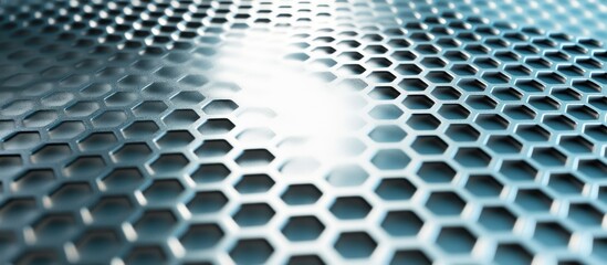 Hexagonal Metal Mesh Texture
