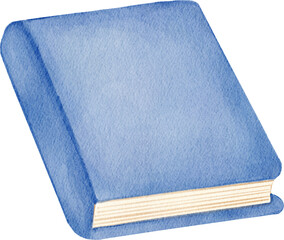 Watercolor Colorful Book Collection Illustration