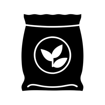 recommend clip art: fertilizer bag icon, fertilizer bag silhouette vector illustration-simple silhouette illustration of fertilizer bag, perfect for fertilizer bag logos and icons