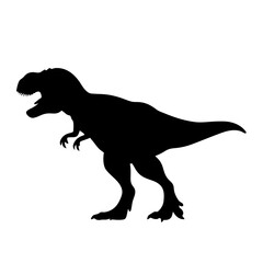 Tyrannosaurus Rex Silhouette Vector Art.