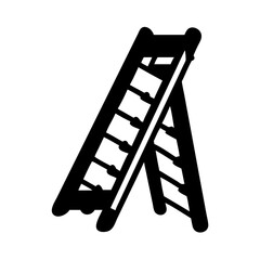 ladder icon, ladder silhouette vector illustration-simple silhouette illustration of ladder, perfect for ladder logos and icons