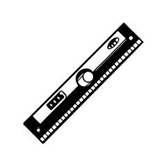 level tool icon, level tool silhouette vector illustration-simple silhouette illustration of level tool, perfect for level tool logos and icons