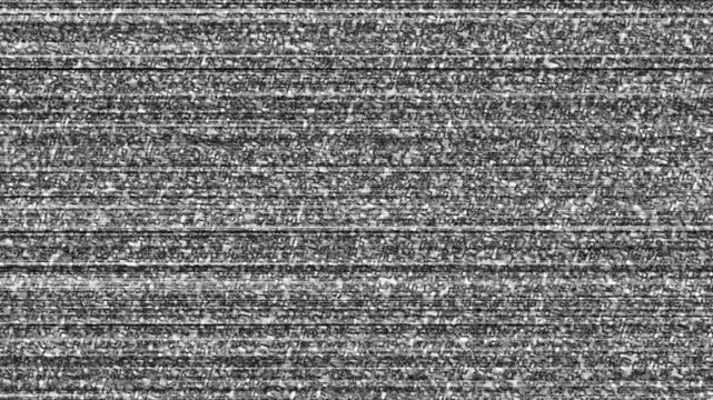 Noice glitch motion animation video, TV noice background, Ultimate Bad TV Signal animation , Glitch TV Static Noise Distorted Signal Problems.No signal warning text on retro TV screen.