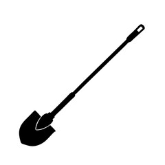 shovel icon, shovel silhouette vector illustration-simple silhouette illustration of shovel, perfect for shovel logos and icons