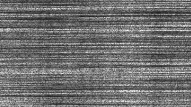 Noice glitch motion animation video, TV noice background, Ultimate Bad TV Signal animation , Glitch TV Static Noise Distorted Signal Problems.No signal warning text on retro TV screen.