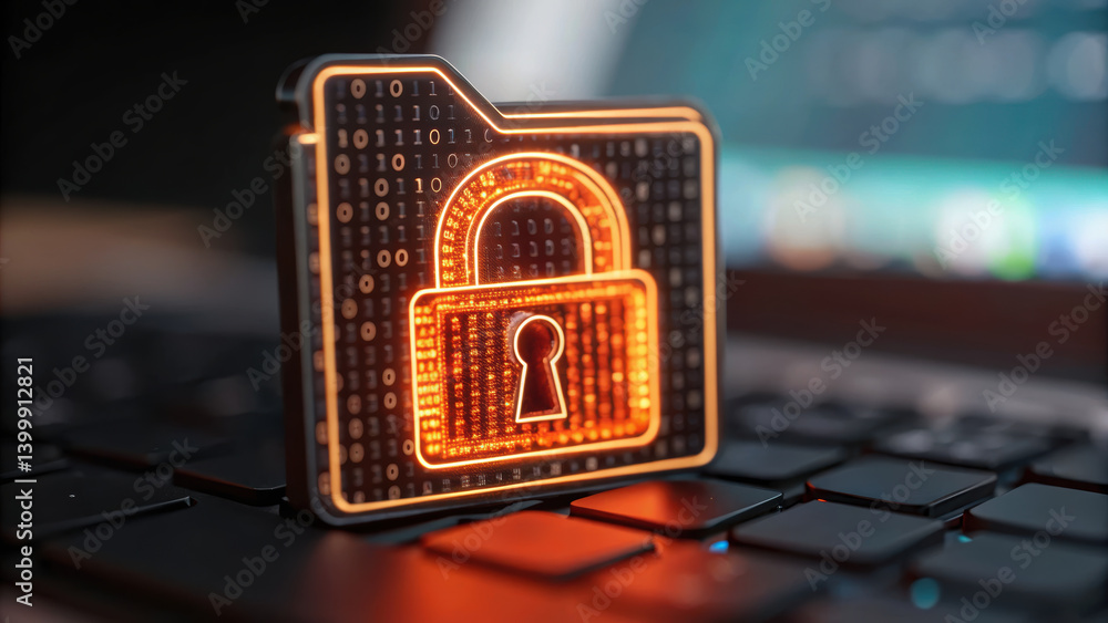 Poster secure your data with effective cybersecurity training that empowers individuals to protect sensitiv