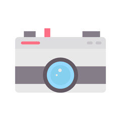 Camera icon vector image. Suitable for mobile apps, web apps and print media.