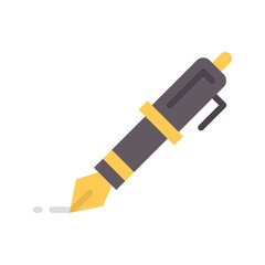 Pen icon vector image. Suitable for mobile apps, web apps and print media.