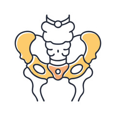  Sacroiliac Joint Anatomy Icon Design