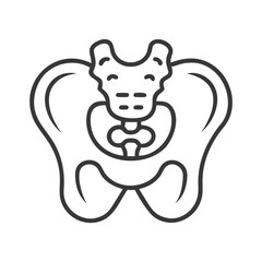  Sacrum Anatomy Icon Design