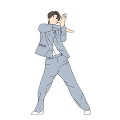 idols who are dancing and wearing nice clothes. handsome idols. handsome models who are posing