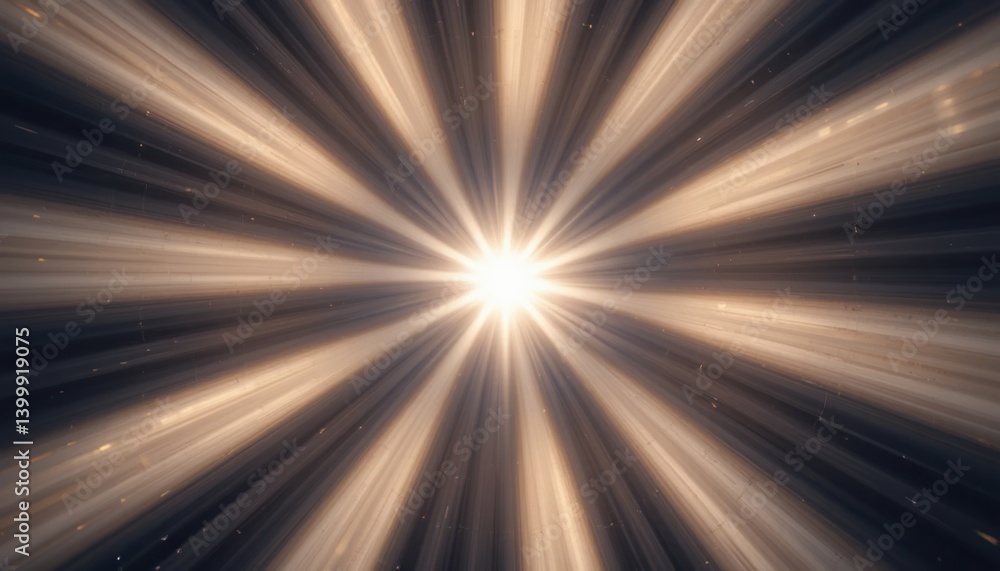Poster radiant explosion of light in a cosmic setting abstract art visual spectacle digital environment wid