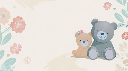 Obraz premium Children's Day Toy Background: Outlining Children's Colorful and Dreamy Childhood with the Variety of Toys