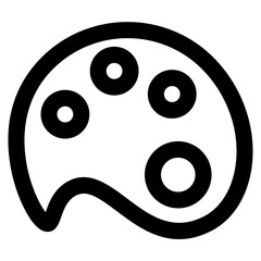 Fototapeta premium paint palette