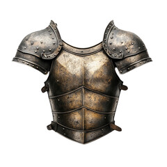 Medieval Armor Chest Plate Isolated Protection Warrior Knight Costume Historical Combat Metal Suit Ancient History Museum Exhibit Theatrical Prop Cosplay Larp Renaissance Fair Reenactment Fantasy