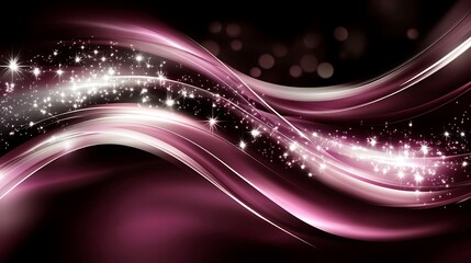 Abstract swirling lights, dark background (1)
