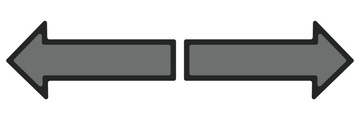 arrows on white background