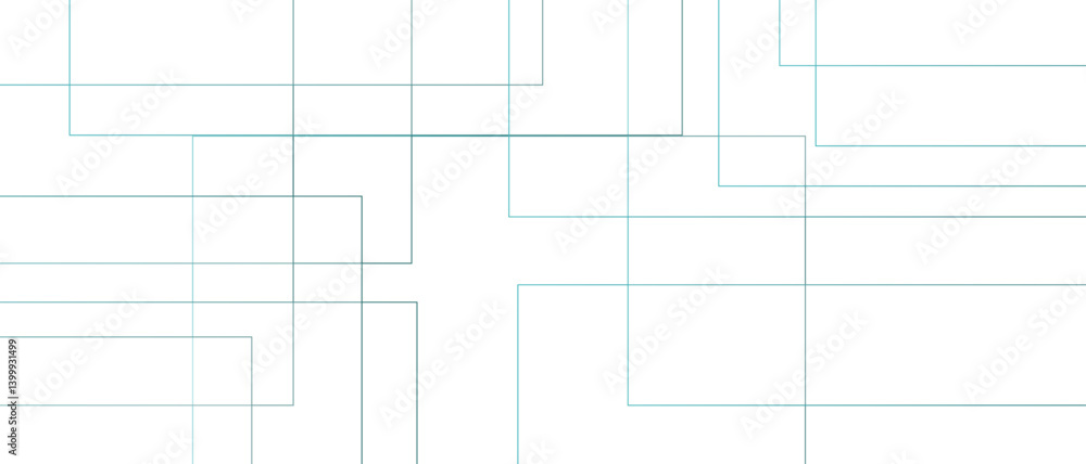 Poster Minimalistic abstract background with a white and light blue lines. Seamless modern white and blue color technology concept geometric line. Geometric lines with luxury business concept