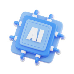 Artificial Intelligence 3D Icon