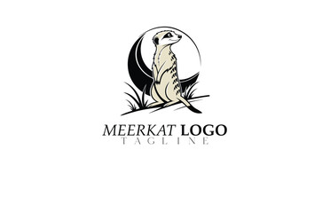 Creative Meerkat Mascot Logo Vector – Unique Branding Design for Entertainment, Tech, and Wildlife Brands – Download Editable Files on Adobe Stock.