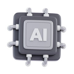 Artificial Intelligence 3D Icon