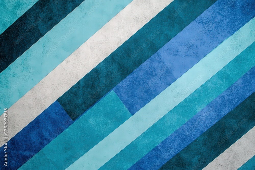 Poster closeup of a repeating pattern of blue circles on a blue background