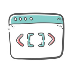 code snippet icon, code snippet vector illustration-simple illustration of code snippet, perfect for code snippet logos and icons