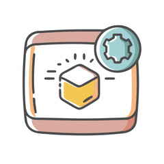 npm icon, npm vector illustration-simple illustration of npm, perfect for npm logos and icons
