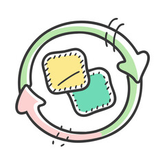 patch update icon, patch update vector illustration-simple illustration of patch update, perfect for patch update logos and icons