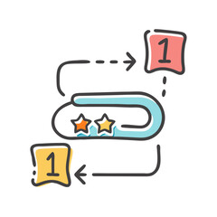 project milestone icon, project milestone vector illustration-simple illustration of project milestone, perfect for project milestone logos and icons