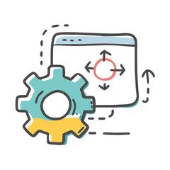 software architecture icon, software architecture vector illustration-simple illustration of software architecture, perfect for software architecture logos and icons