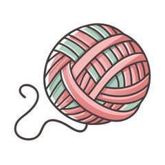 yarn icon, yarn vector illustration-simple illustration of yarn, perfect for yarn logos and icons
