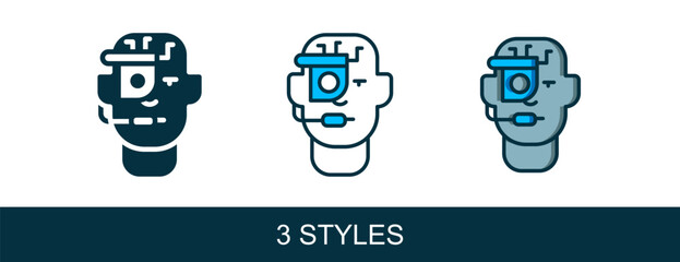 Filled outline Smart glasses mounted on spectacles icon isolated on white background. Wearable electronics smart glasses with camera and display. Vector