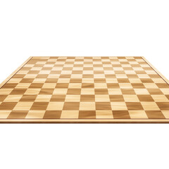 Chessboard isolated on a transparent background