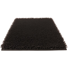 Black mat isolated on a transparent background