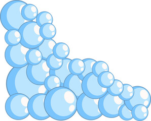 Blue Soap Bubble Corner