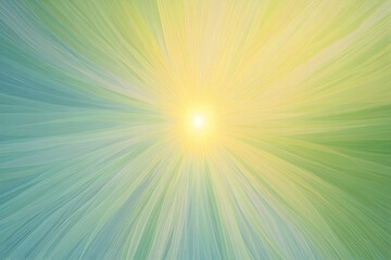 Obraz premium Radiating pastel hues radiate outwards from a central light source.