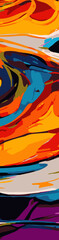 Abstract Web Banners with Vivid Color Combinations and Flowing Lines. Multicolor Abstract Web Banners for E-commerce, Blogs, and Landing Pages. Abstract Banner Designs in Bold Colors for Website Head